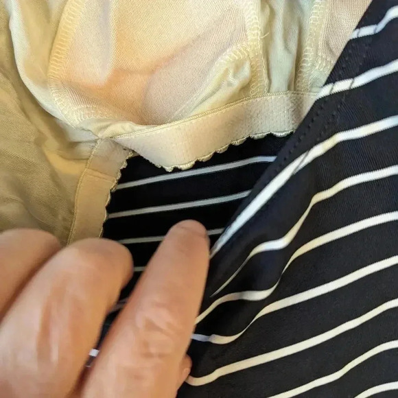 Lands End Striped Tankini Top - 6 - Picture 4 of 4